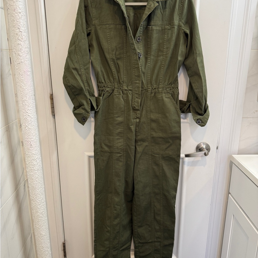 Universal Thread Dark Green Women's Jumpsuit